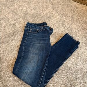 Treasure & Bond Women's Skinny Jeans - Dark Blue